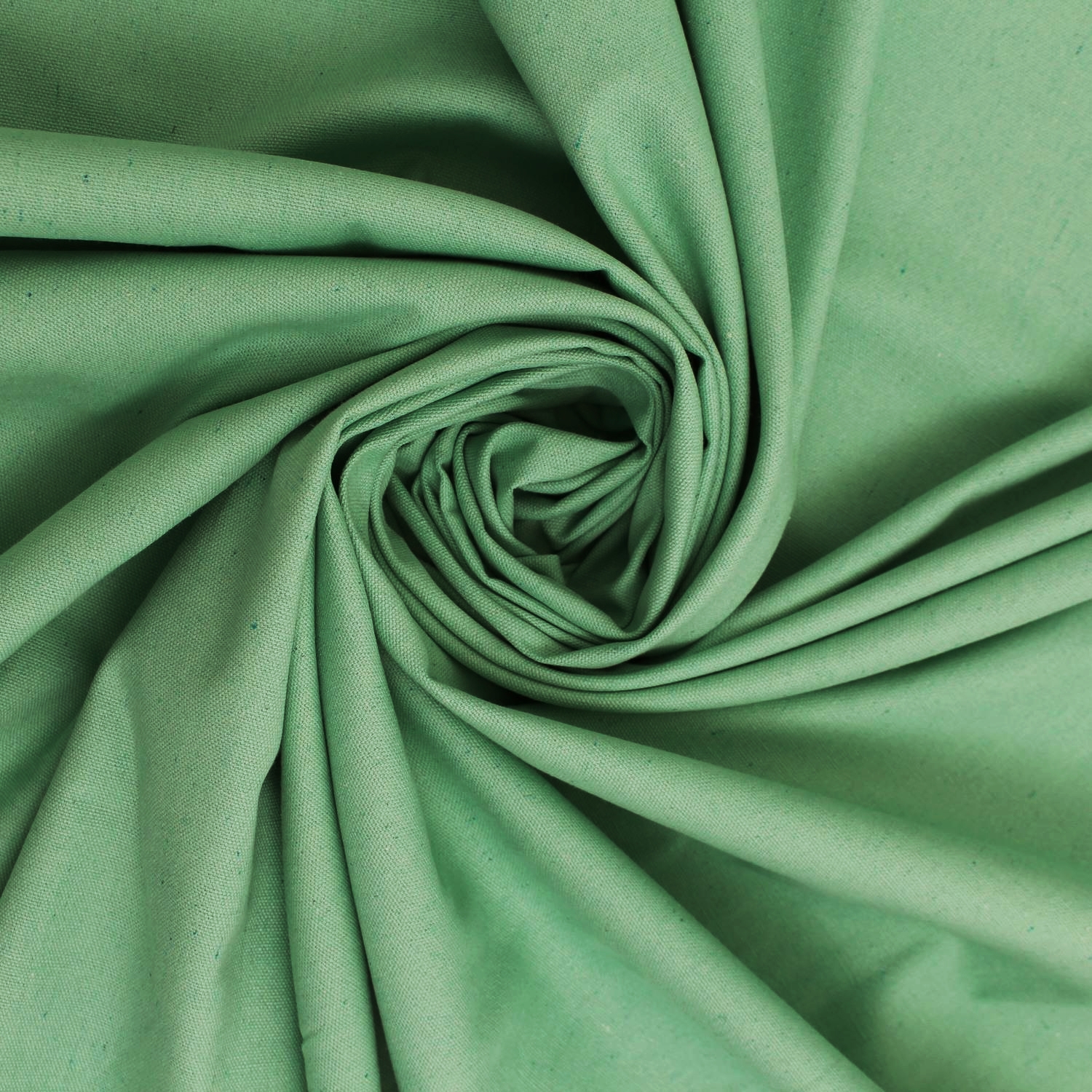 Caribbean Plain Cotton Canvas Sea Green Upholstery Fabric