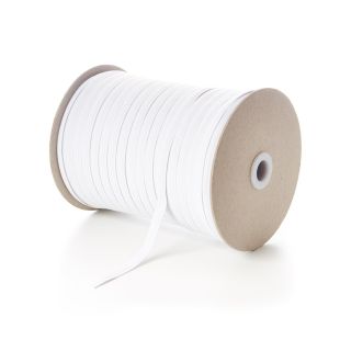 8mm White Elastic