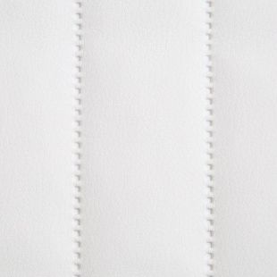 Quilted Faux Leather Fabric -  Vertical Fluted Stripe