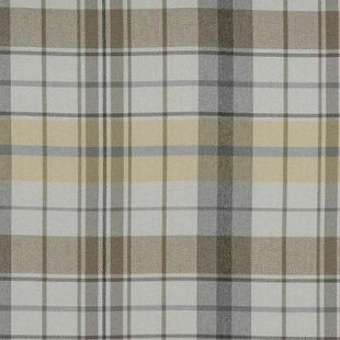 Nevis Check Tartan Upholstery Fabric - Ochre