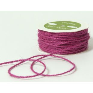 May Arts Twisted Jute Burlap Ribbon - Grape