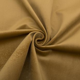 Regents Lux Velvet Fire Retardant Upholstery Fabric - Tumeric