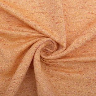 Lanta Weave Slubbed Boucle Linen Look Orange Fabric
