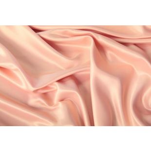 Shiny Silky Duchess Satin Bridal Dress Fabric - Peach