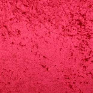 Red Glitz Crushed Velvet Heavyweight Upholstery Fabric