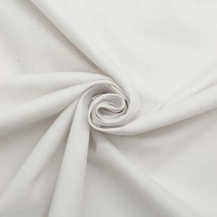 Cotton Panama Craft and Quilting Fabric Plain White