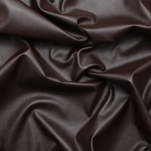 Fashion Stretch Leather Light Clothing Dress Fabric - Brown