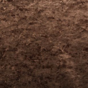 Chocolate Glitz Crushed Velvet Heavyweight Upholstery Fabric