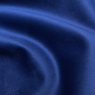 Regents Lux Velvet Fire Retardant Upholstery Fabric - Navy