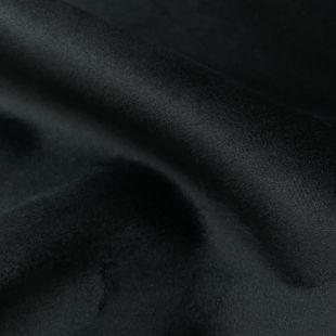 Regents Lux Velvet Fire Retardant Upholstery Fabric - Black