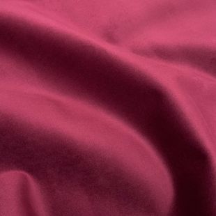 Regents Lux Velvet Fire Retardant Upholstery Fabric - Burgundy