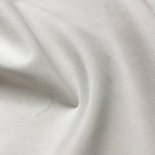 Regents Lux Velvet Fire Retardant Upholstery Fabric - Optic White