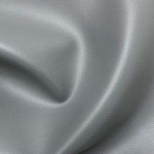 Fire Retardant Faux Leather Upholstery Vinyl Fabric - Dark Grey