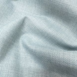 Soft Plain Linen Look Designer Upholstery Fabric Light Blue
