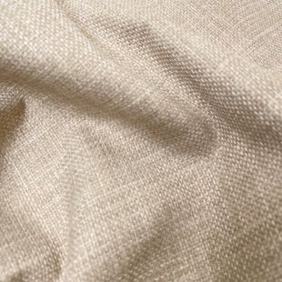 Soft Plain Linen Look Designer Upholstery Fabric Sand