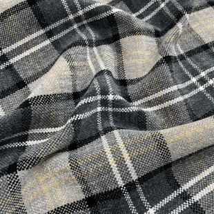 Heavy Check Tartan Chenille Upholstery Fabric