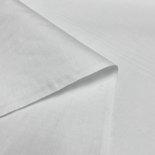 100% Cotton Sateen Curtain Lining - White