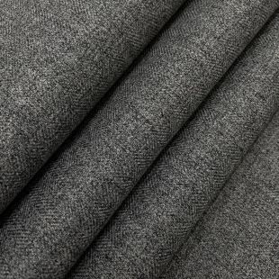 Fire Retardant Herringbone Tweed Upholstery Fabric