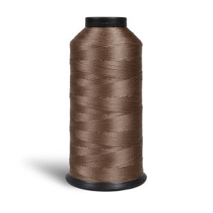 Bonded Nylon 40s Sewing Thread 500m - Mid Brown