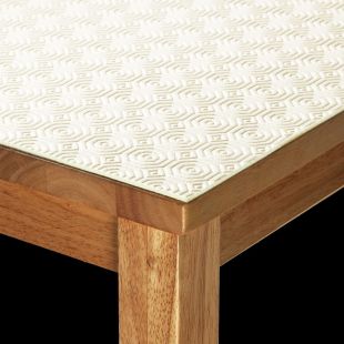 Luxury Thick Felt Heat & Scratch Resistant Table Protector - Off White