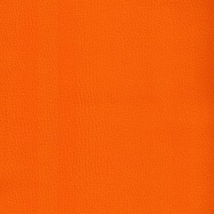Bright Faux Leather Upholstery Fabric - Bright Orange