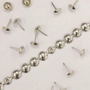 Upholstery Studs and Strips - Nickel