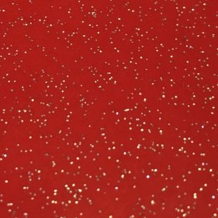 Sparkle Glitter Vinyl PVC Look Leatherette Fabric - Red 