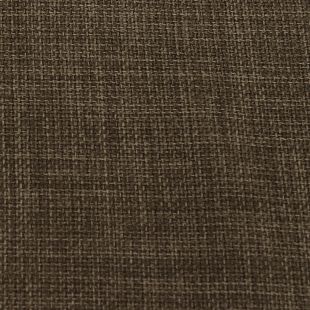 Soft Plain Linen Look Designer Upholstery Fabric Truffle