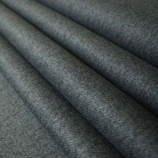 Charcoal Faux Wool Upholstery Furnishing Fabric