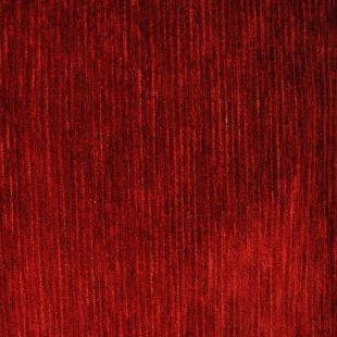 Red Thick Slubbed Velvet Chenille Upholstery Furnishing Fabric