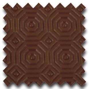 Table Protector Octagon Embossed Fabric - Brown - 10m Roll