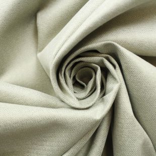 Pale Green Herringbone Curtains Soft Furnishing Fabric