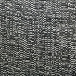Salt and Pepper Melange Basketweave Upholstery Fabric