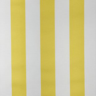 Water Repellent Outdoor Canvas Fabric Yellow Striped - Min Order 5 Metres