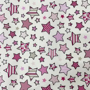 Twinkle Stars 100% Cotton - Lipstick