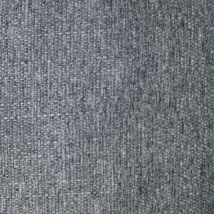 Black & Grey Basketweave Chenille Upholstery Furnishing Fabric