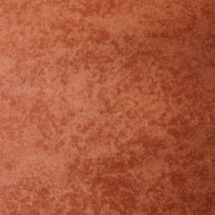 Rust Low Pile Chenille Curtains Soft Furnishing Fabric