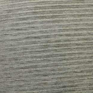 5.4 Metre Roll - Gold Taupe Striped Chenille Upholstery Fabric