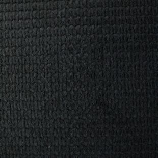 Wavy Black Jumbo Cord Velvet Upholstery Furnishing Fabric