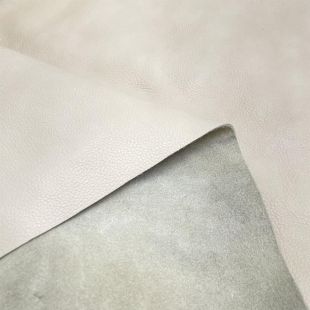 Real Leather Hides - Chalk 246L x 200W