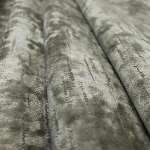 Mink Distressed Velvet Upholstery Fabric