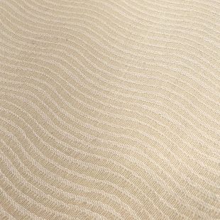 Cream Waves Upholstery Seating Wool Fabric