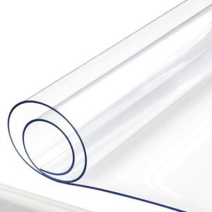 Clear PVC Sheeting Plastic Vinyl Fabric 1mm - 12m Roll