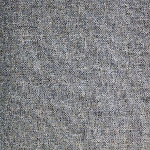 6.1 metre roll - Mid Blue Melange Linen Look Fabric