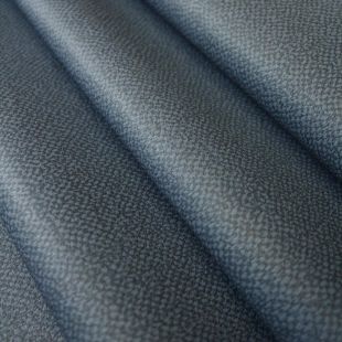 Blue PVC Textured Faux Leather Upholstery Fabric