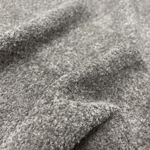 Soft Teddy Boucle Fire Retardant Upholstery Fabric - Truffle