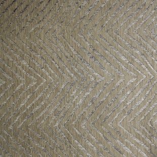 8.3 metre roll - Caramel Chevron Raised Velvet Fabric