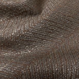 Chocolate Chevron Weave Upholstery Furnishing Fabric