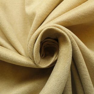 Yellow Gold Herringbone  Curtains Soft Furnishing Fabric