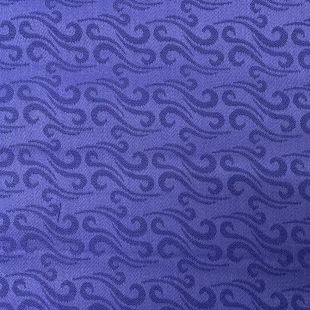 Royal Purple Swirls Wool Seating Fabric